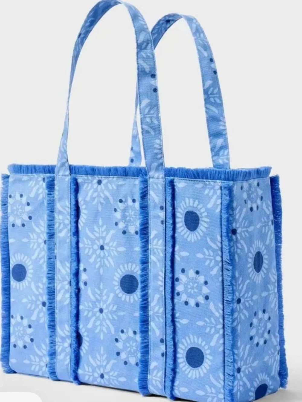 Brand New Roller Rabbit x Target Star Medallion Fringe Canvas Tote Bag - Picture 4 of 4